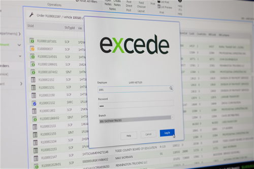 screenshot of Excede DMS